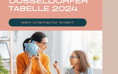 Die Düsseldorfer Tabelle 2024: Mehr Unterhalt für Kinder?